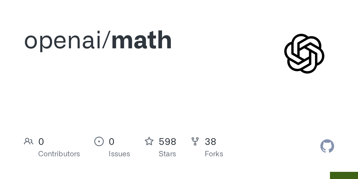 OpenAI lanza repositorio en GitHub para el desarrollo de proyectos matemáticos