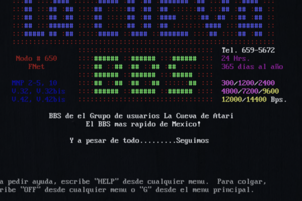 Explorando La Cueva BBS en México: Un vistazo a la era digital de 1993