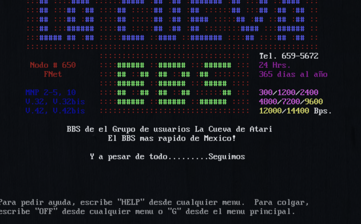 Explorando La Cueva BBS en México: Un vistazo a la era digital de 1993