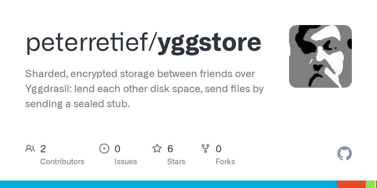 Almacenamiento en red seguro y fragmentado entre amigos: Comparte espacio en disco y envía archivos con Yggstore y Yggdrasil.