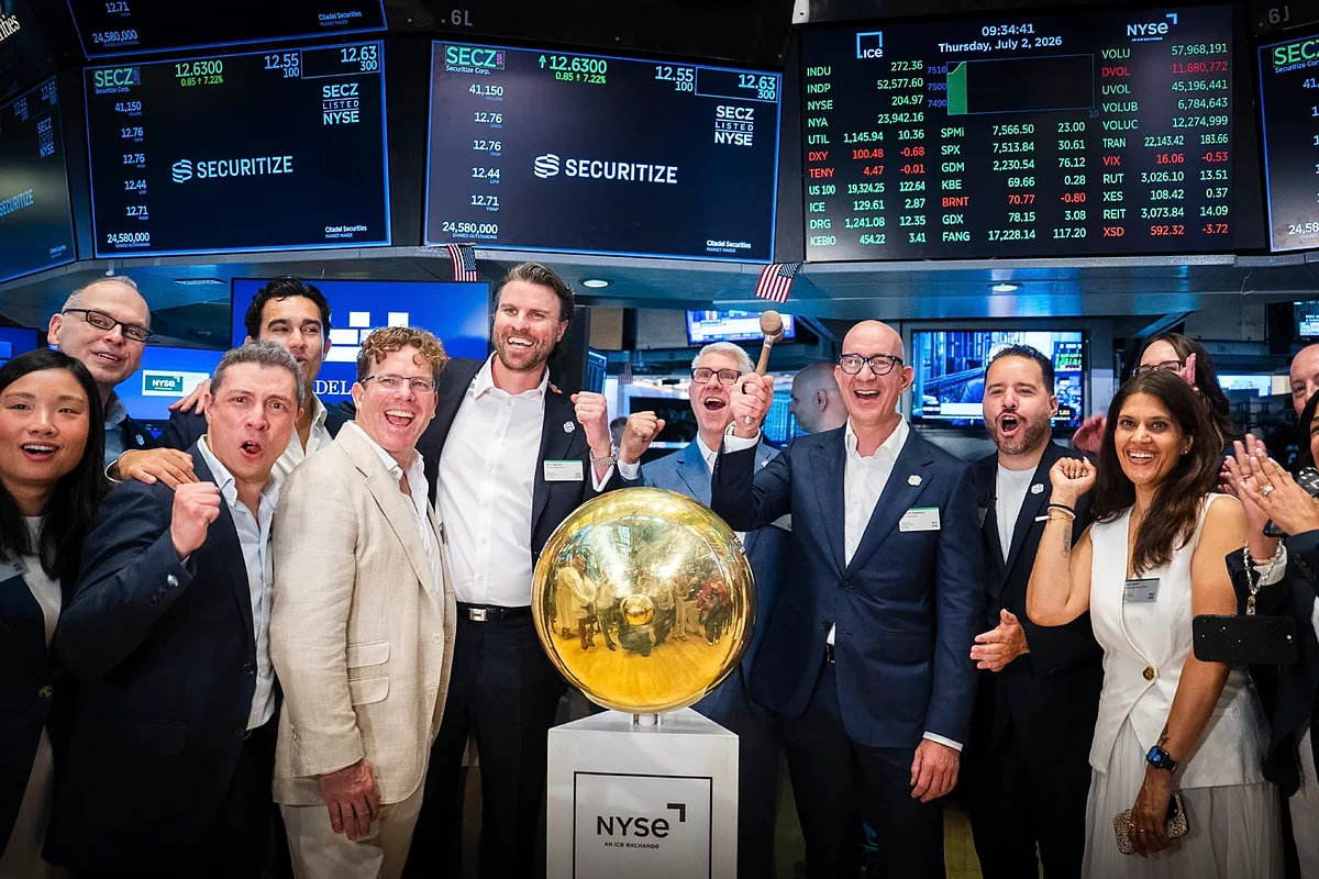 Securitize presenta hoy sus acciones tokenizadas de 12 grandes empresas de Wall Street