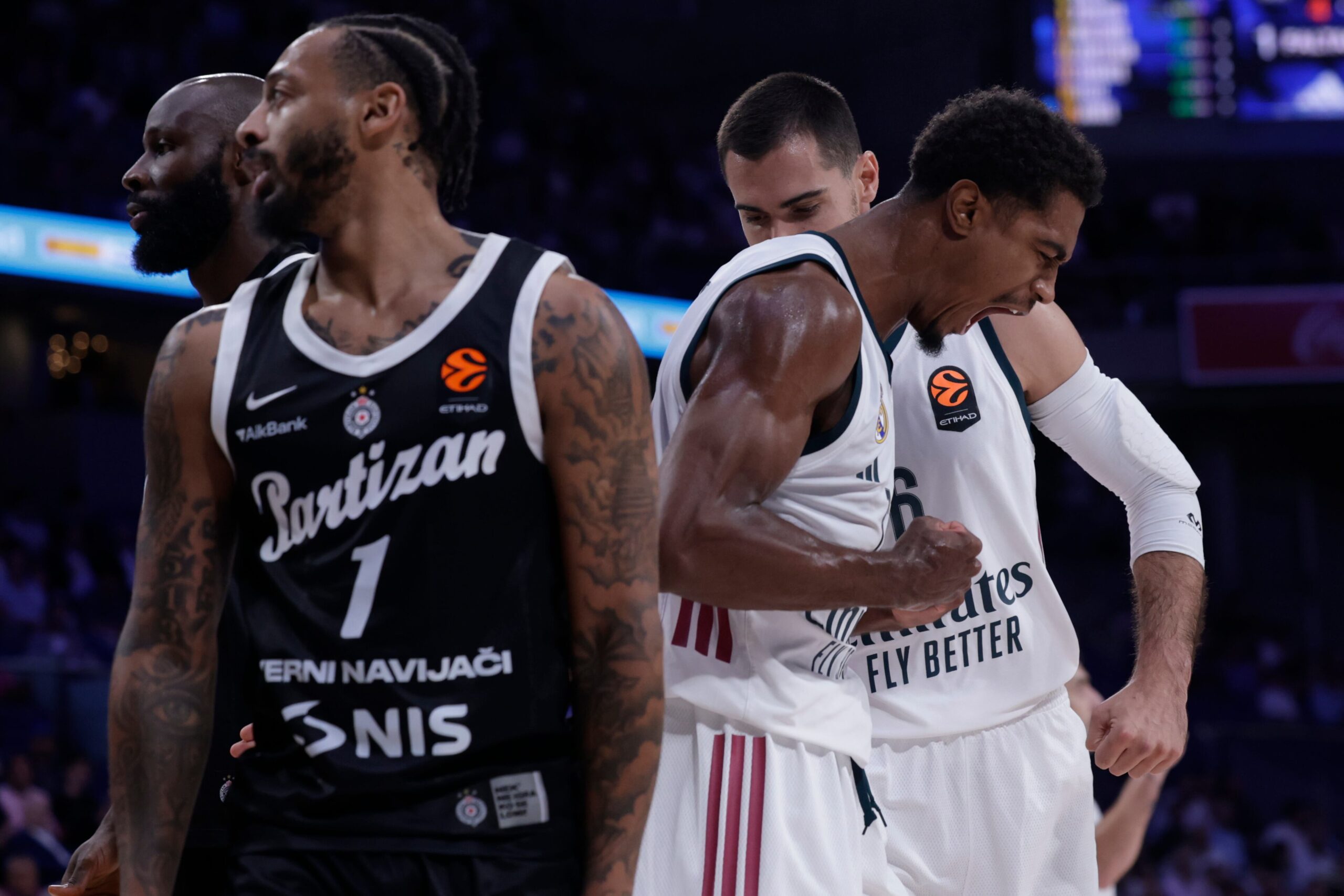 El Real Madrid renueva esperanzas en la Euroliga con victoria en casa sobre el Partizan.