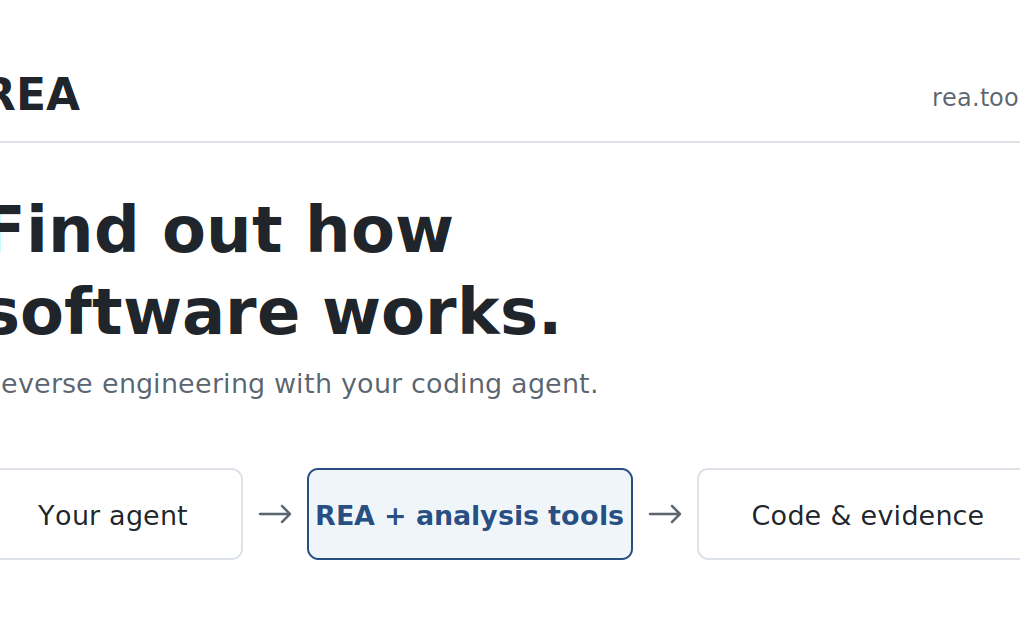 REA: Innovación en Ingeniería Inversa para Agentes de Programación