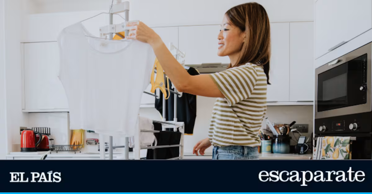 Descubre el tendedero vertical que seca toda tu colada: más de 7,000 opiniones en Amazon
