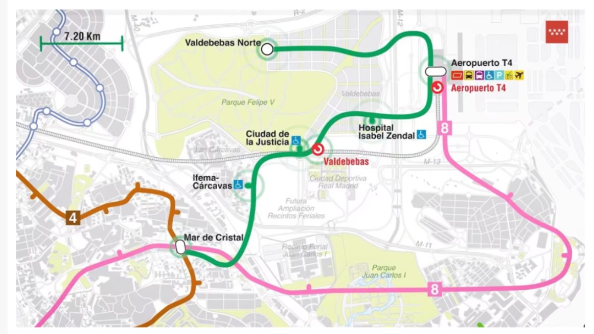 Seis consorcios compiten por la expansión de la Línea 11 del metro entre Mar de Cristal y Valdebebas