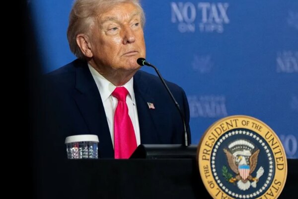 Trump expresa sorpresa por no haber sido galardonado con el Premio Nobel de la Paz