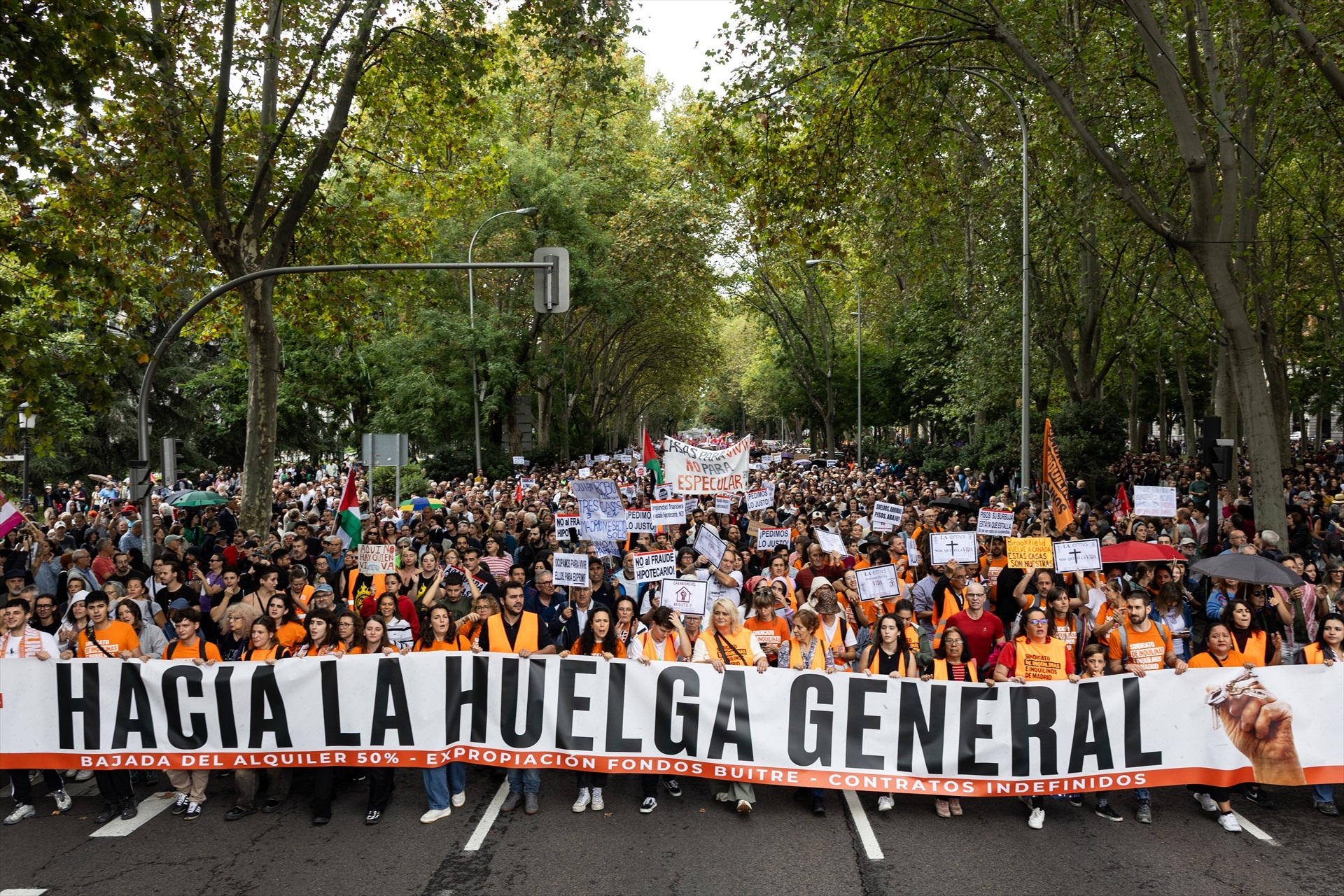 La huelga general del 11 de noviembre impactará a 100,000 participantes en 12 congresos en España