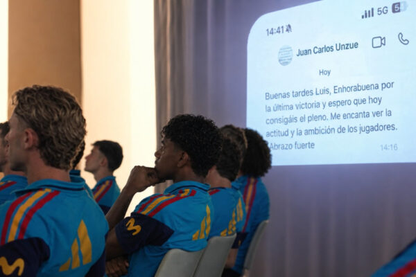 De la Fuente comparte un emotivo mensaje previo al partido contra Croacia