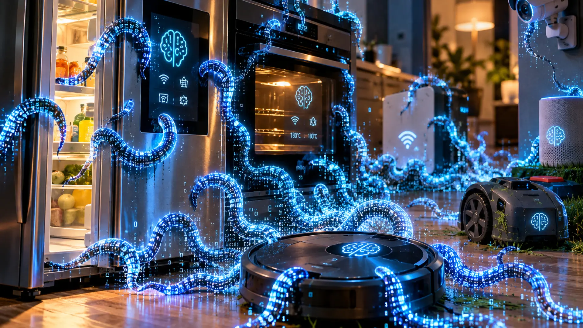 Innovaciones inquietantes: la IA transforma electrodomésticos en complejos sistemas de 'moho digital' y 'gusanos' tecnológicos.