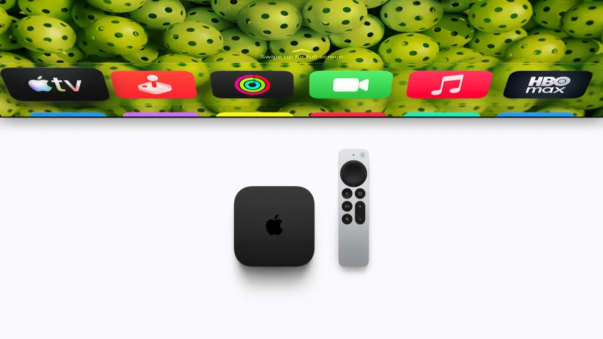 Apple presenta la nueva Apple TV 4K con comandos de voz impulsados por Siri y sin necesidad de control remoto.