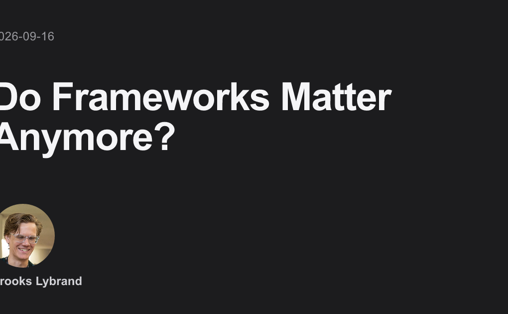 ¿Siguen siendo relevantes los frameworks en el desarrollo moderno?