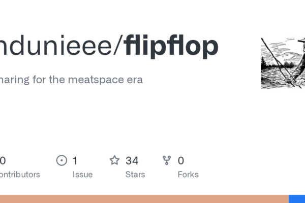 andunieee/flipflop: Plataforma de intercambio de archivos para la era del espacio físico en GitHub