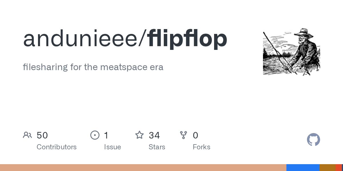 andunieee/flipflop: Plataforma de intercambio de archivos para la era del espacio físico en GitHub