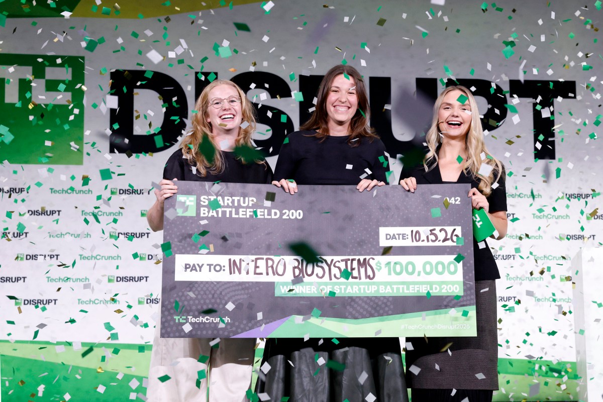 Intero Biosystems se corona vencedor en Startup Battlefield durante Disrupt 2026