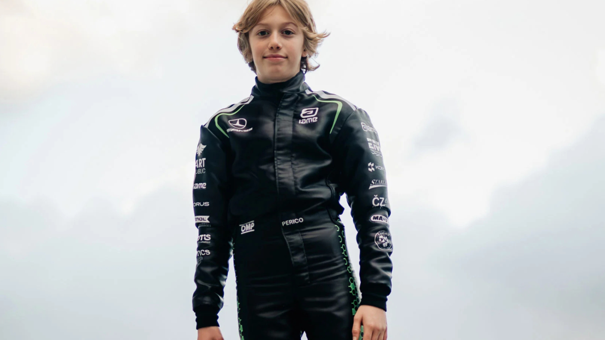 Mercedes presenta a su nuevo talento en el automovilismo: Kimi Antonelli.
