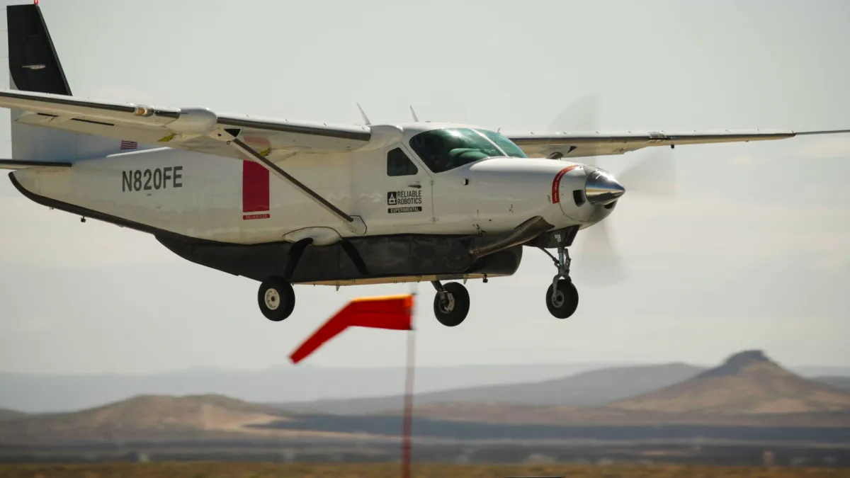 Startup de aviación Reliable Robotics, fundada por un ex SpaceX, consigue $115 millones y alcanza una valoración de más de $1,000 millones.