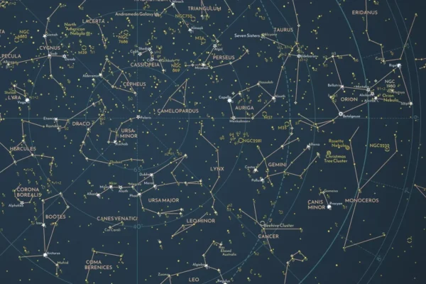 Mapa estelar: guía completa de estrellas y constelaciones del hemisferio norte
