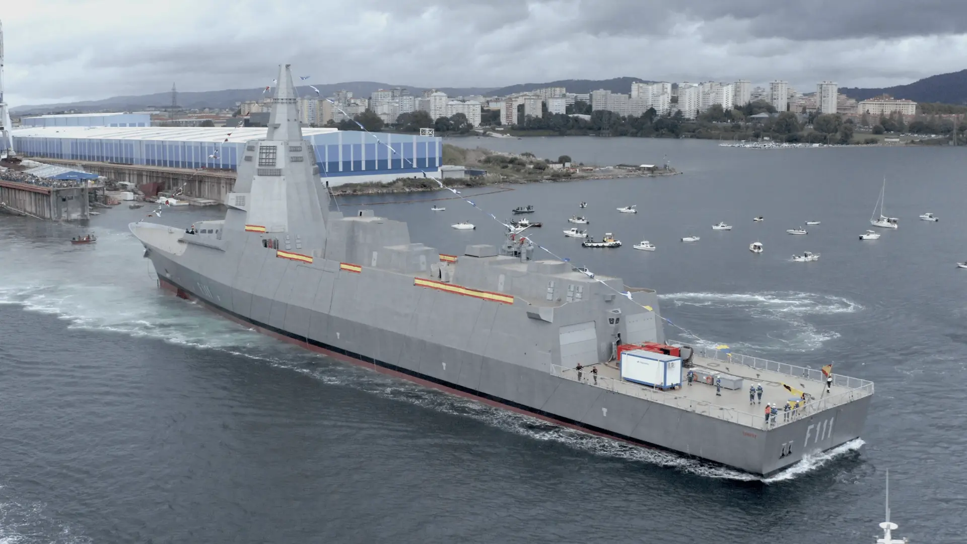Desarrollo de nueva fragata F110: Armada y Navantia mejoran capacidades de defensa aérea y antimisil