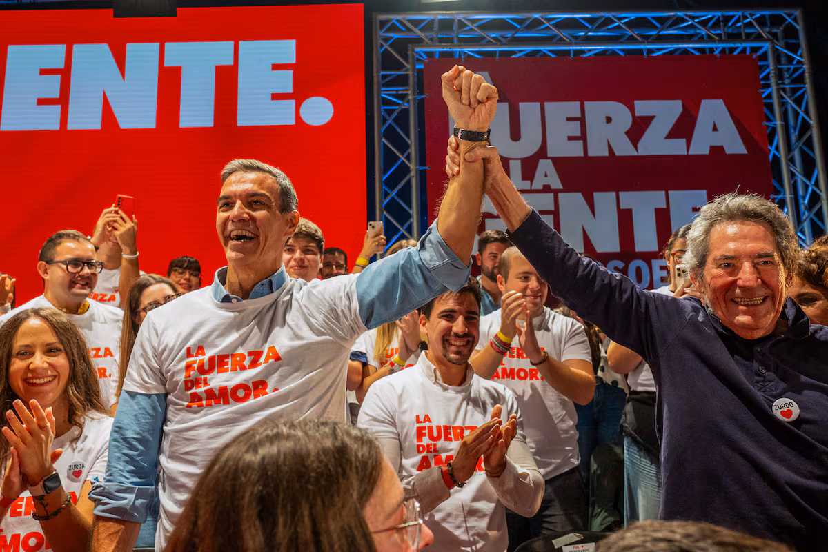 Sánchez critica a la derecha como parte del “club de recortes” de Milei en la actualidad política en España