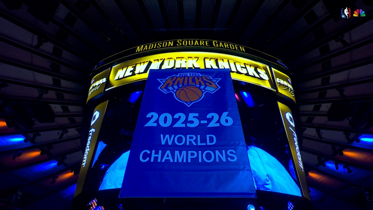 Los Knicks celebran su emocionante ceremonia de campeones