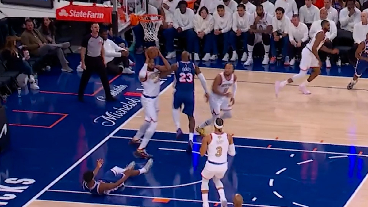 LeBron James y Sixers frenan la celebración de los campeones Knicks en una emocionante confrontación