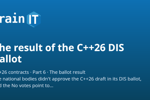 Resultados de la votación del borrador de C++26: Avances y novedades en el estándar de programación.