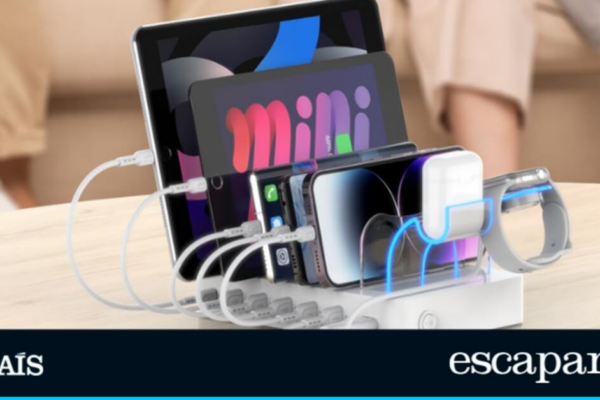 Organiza tu escritorio: la base de carga para seis dispositivos que elimina el desorden de cables