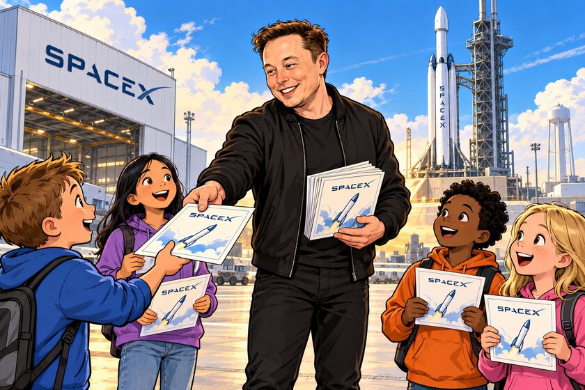 Musk se compromete a ofrecer una acción de SpaceX a cada niño en EE. UU. para 2027