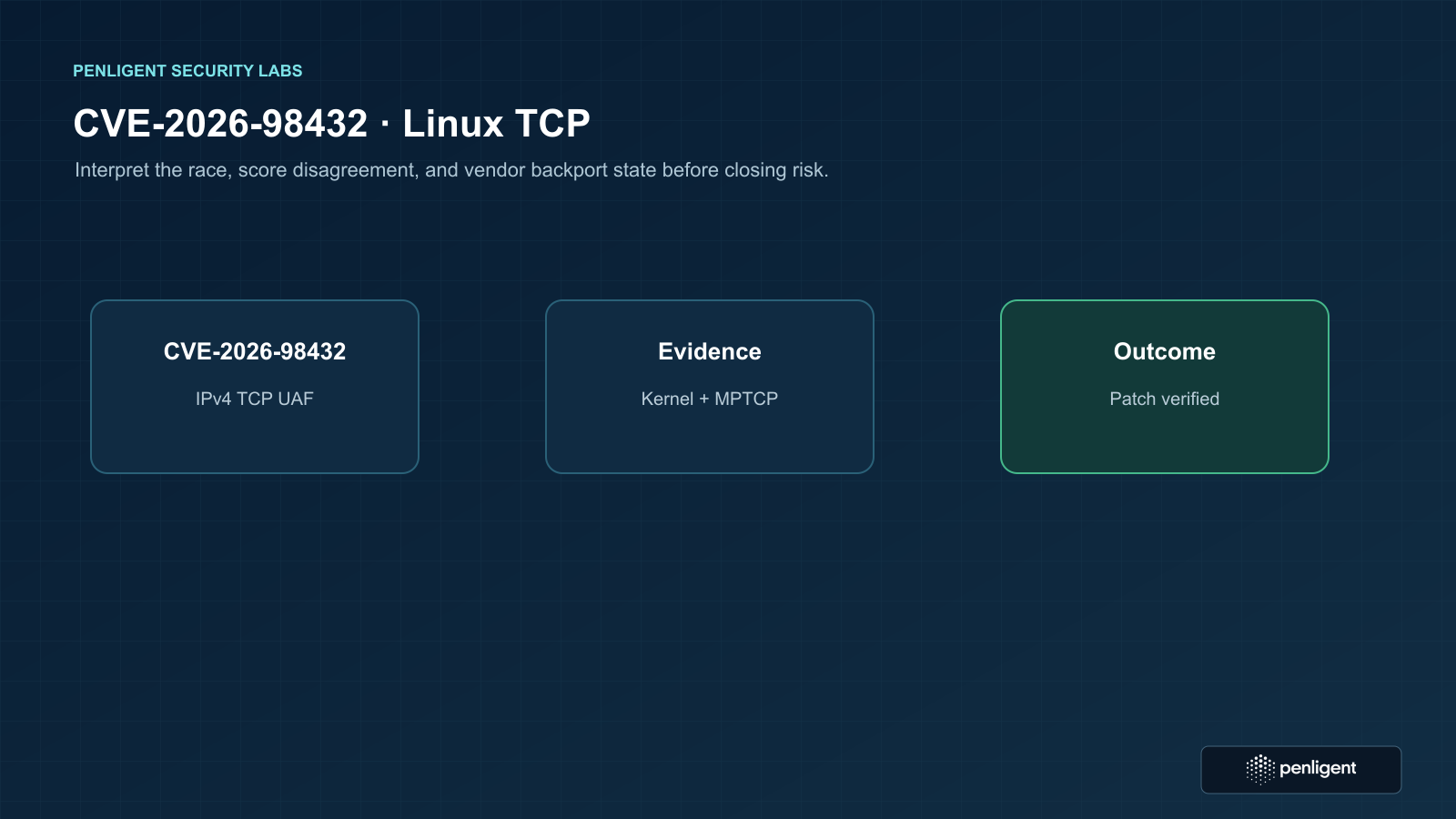 Identificado riesgo de uso después de liberación en TCP de Linux: Análisis y validación de parches para la CVE-2026-98432